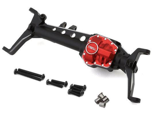 Treal Hobby Axial SCX10 III CNC Aluminum Front Portal Axle Housing (Black) (TLHTSCX10_III-03)
