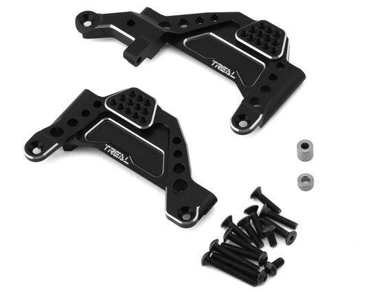 Treal Hobby Axial SCX10 III CNC Aluminum Front Shock Mounts (Black) (2) (TLHTSCX10_III-10)