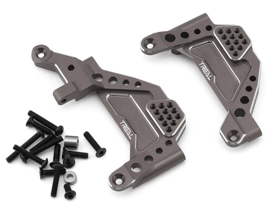 Treal Hobby Axial SCX10 III CNC Aluminum Front Shock Mounts (Grey) (2) (TLHTSCX10_III-11)