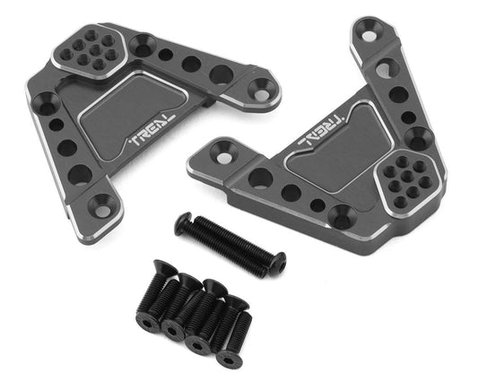 Treal Hobby Axial SCX10 III CNC Aluminum Rear Shock Mounts (Grey) (TLHTSCX10_III-14)