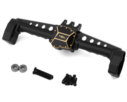 Treal Hobby SCX10 III Aluminum Rear Portal Axle w/Brass Differential Cover (TLHTSCX10_III-18)