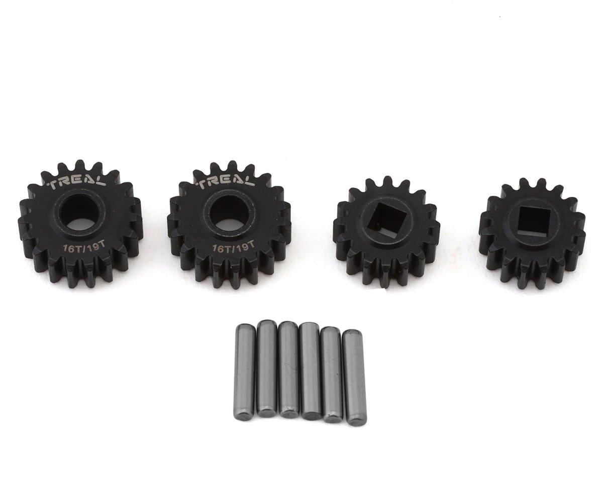 Treal Hobby Axial SCX10 III/Capra Overdrive Portal Gears (16T/19T) (TLHTSCX10_III-38)
