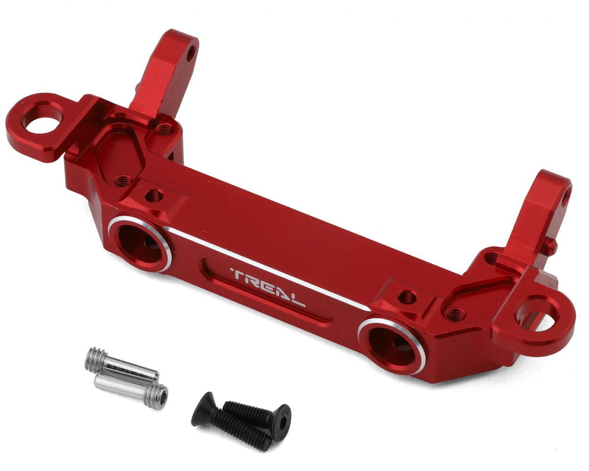 Treal Hobby Axial SCX10 III CNC Aluminum Front Bumper Mount (Red) (TLHTSCX10_III-45)