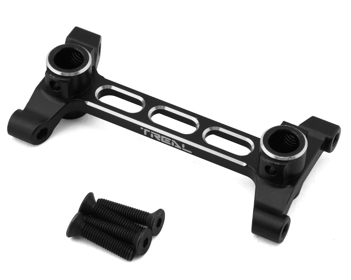 Treal Hobby Axial SCX10 III Aluminum Rear Chassis/Shock Tower Brace (Black) (TLHTSCX10_III-52)