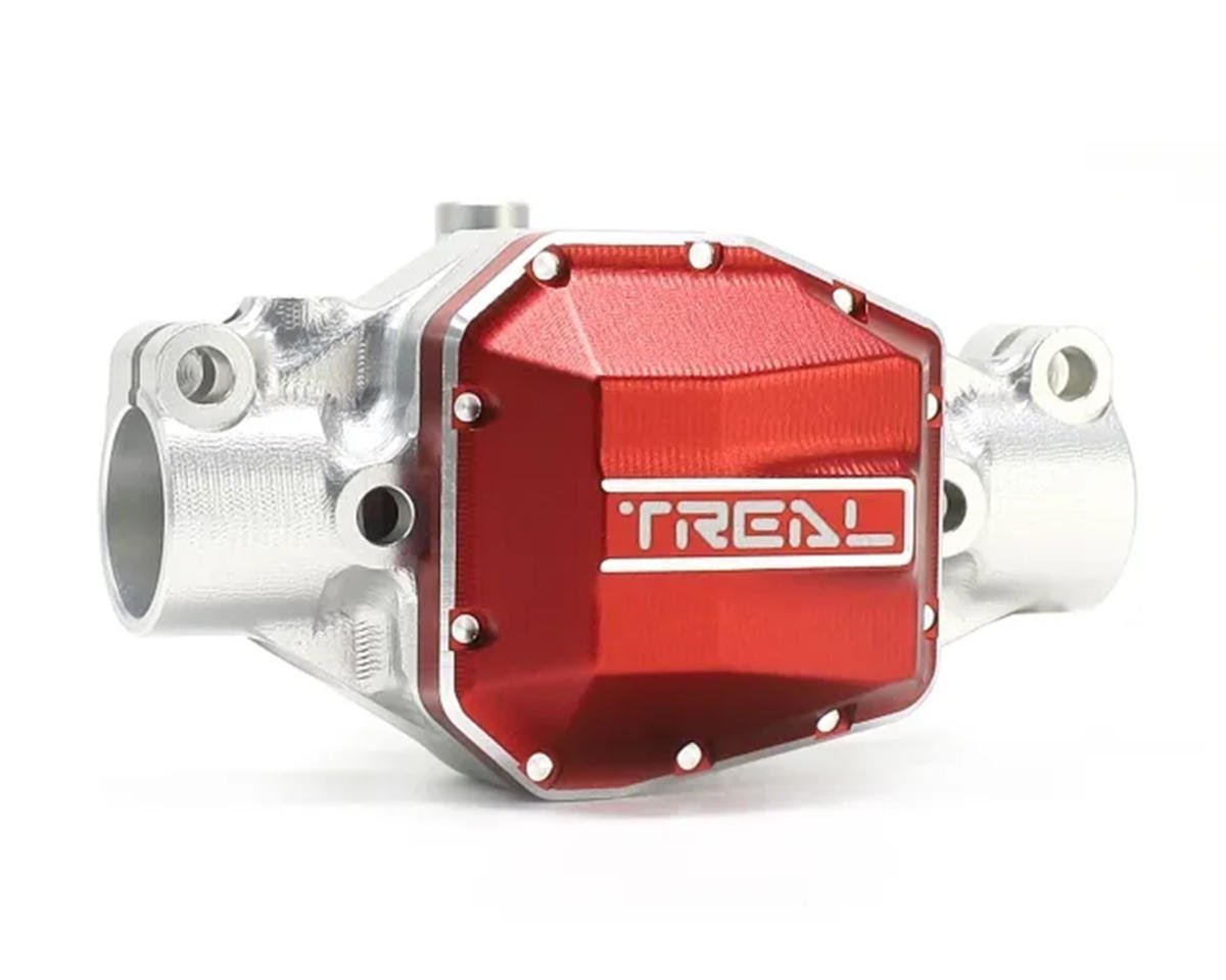 Treal Hobby Axial SCX10 Pro 7075 Aluminum Front Center Axle Housing (Silver) (TLHTSCX10_PRO-05)