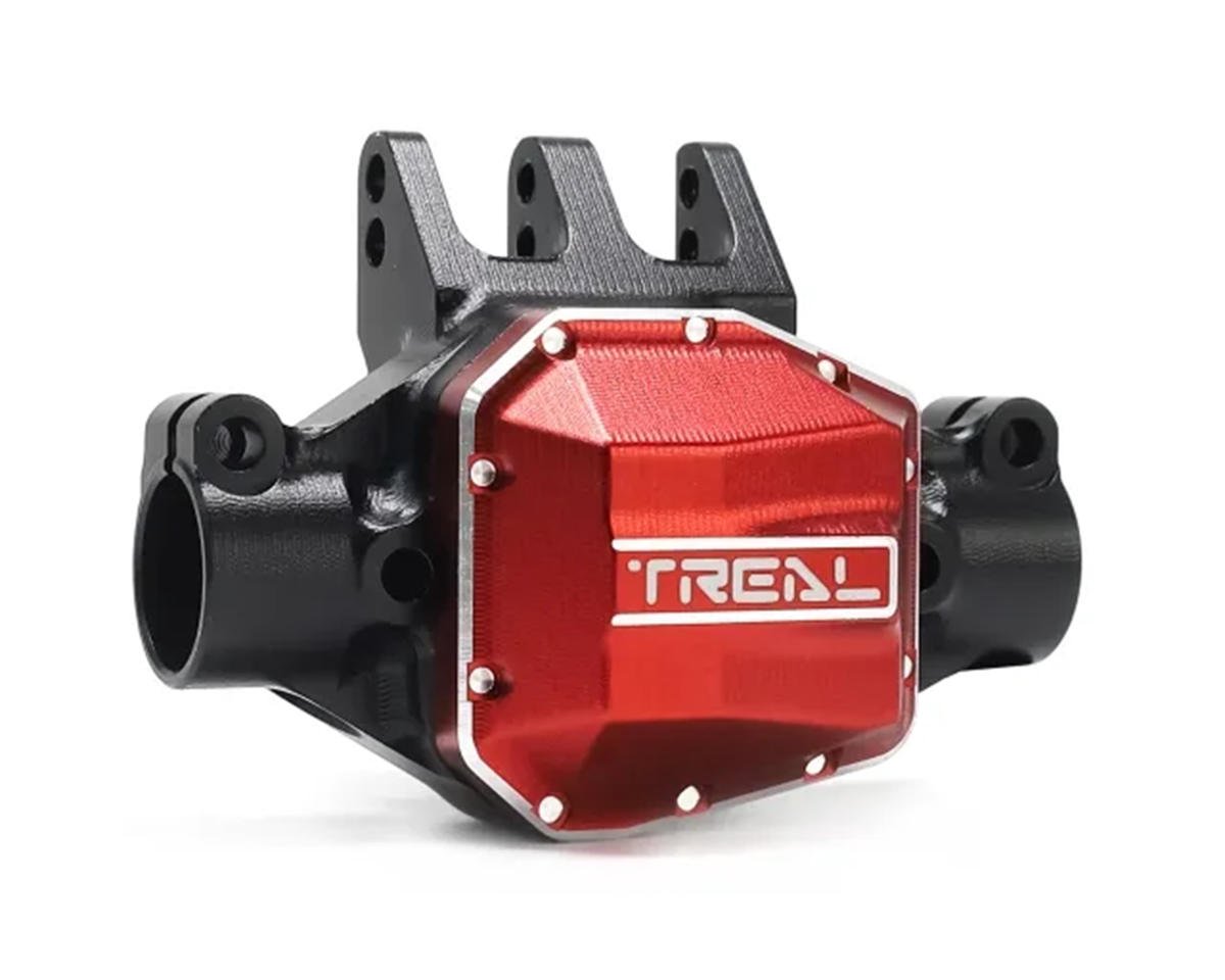 Treal Hobby Axial SCX10 Pro 7075 Aluminum Rear Center Axle Housing (Black) (TLHTSCX10_PRO-06)