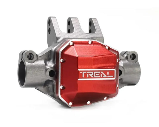 Treal Hobby Axial SCX10 Pro 7075 Aluminum Rear Center Axle Housing (Grey) (TLHTSCX10_PRO-07)