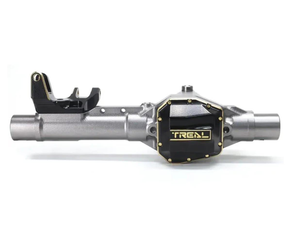 Treal Hobby Axial SCX10 Pro 7075 Aluminum Front Axle Housing (Grey) (TLHTSCX10_PRO-48)
