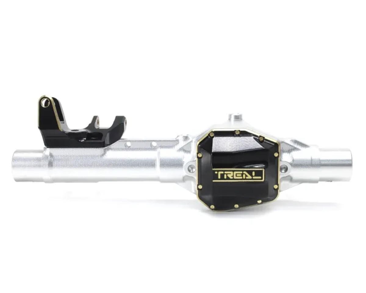 Treal Hobby Axial SCX10 Pro 7075 Aluminum Front Axle Housing (Silver) (TLHTSCX10_PRO-49)