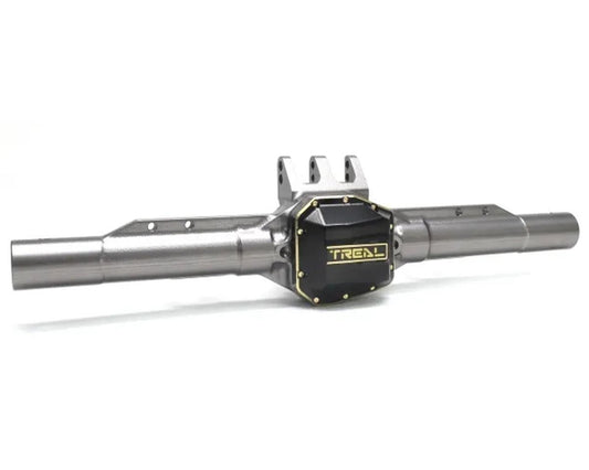 Treal Hobby Axial SCX10 Pro 7075 Aluminum Rear Axle Housing (Grey) (TLHTSCX10_PRO-51)