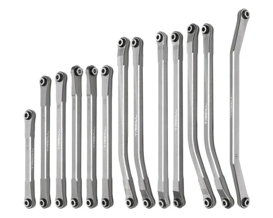 Treal Hobby Axial SCX10 Pro 7075 Aluminum Upper & Lower Link Set (Grey) (13) (TLHTSCX10_PRO-54)