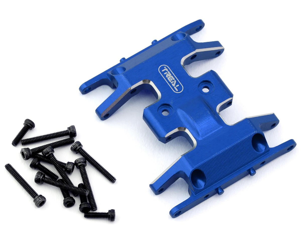 Treal Hobby Axial SCX24 Aluminum Skid Plate (Blue) (TLHTSCX24-102)