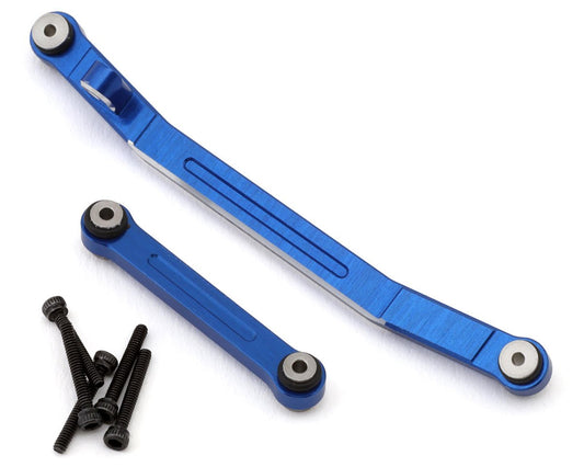Treal Hobby Axial SCX24 Aluminum Steering Link Set (Blue) (TLHTSCX24-110)