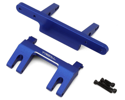 Treal Hobby Axial SCX24 Aluminum Rear Bumper Mount (Blue) (TLHTSCX24-119)