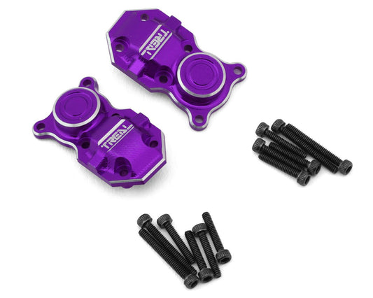 Treal Hobby Axial SCX24 Aluminum Axle Differential Cover Set (2) (Purple) (TLHTSCX24-138)