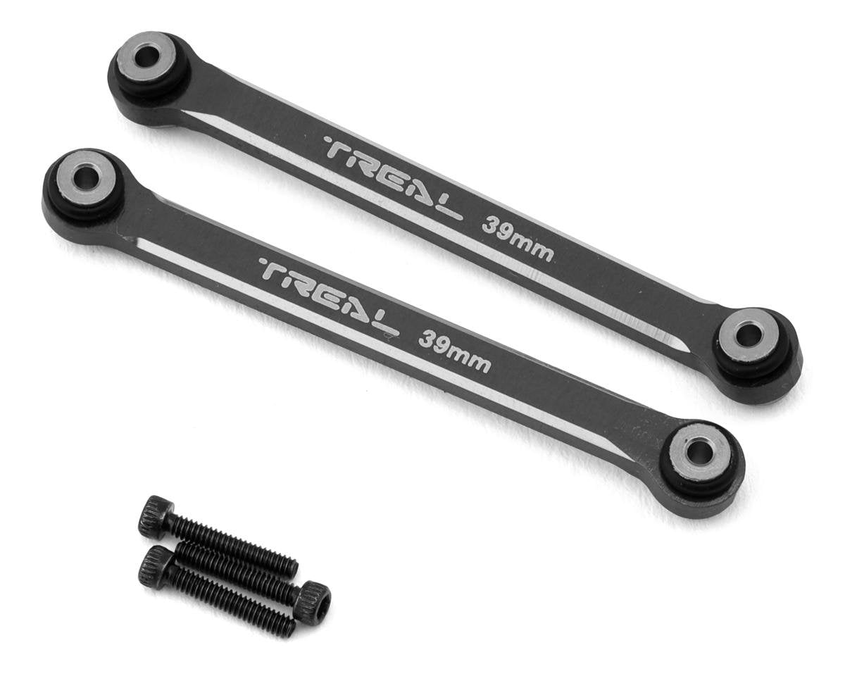 Treal Hobby Axial SCX24 Aluminum 4-Link Conversion (Grey) (2) (39mm) (TLHTSCX24-172)