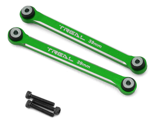 Treal Hobby Axial SCX24 Aluminum 4-Link Conversion (Green) (2) (39mm) (TLHTSCX24-173)