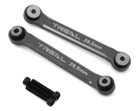 Treal Hobby Axial SCX24 Aluminum 4-Link Conversion (Grey) (2) (29.5mm) (TLHTSCX24-177)