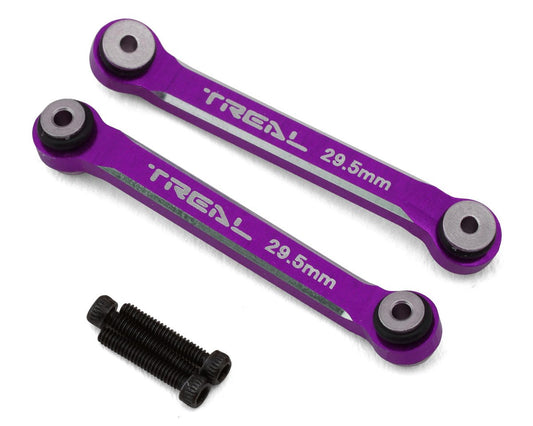 Treal Hobby Axial SCX24 Aluminum 4-Link Conversion (Purple) (2) (29.5mm) (TLHTSCX24-179)