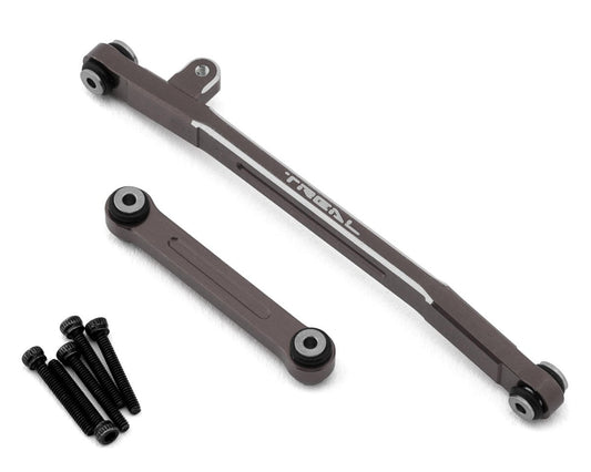 Treal Hobby Axial SCX24 V2 Aluminum Steering Links Set (Grey) (TLHTSCX24-52)