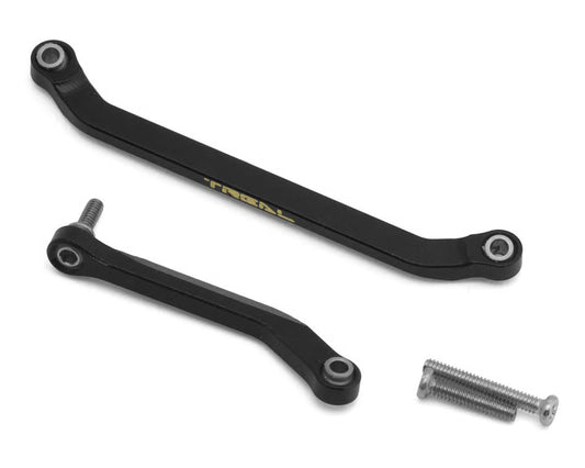 TREAL HOBBY - Axial SCX30 Brass Steering Links Set (Black) (TLHTSCX30-09)