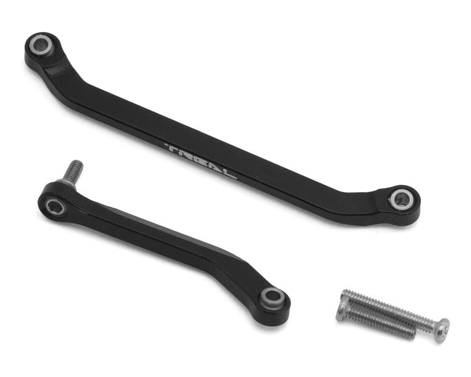 TREAL HOBBY - Axial SCX30 7075 Aluminum Steering Links Set (Black) (TLHTSCX30-24)