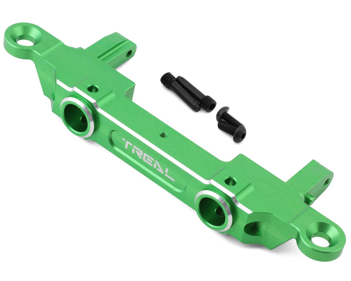 Treal Hobby SCX6 Aluminum Rear Bumper & Body Mount (Green) (TLHTSCX6-28)