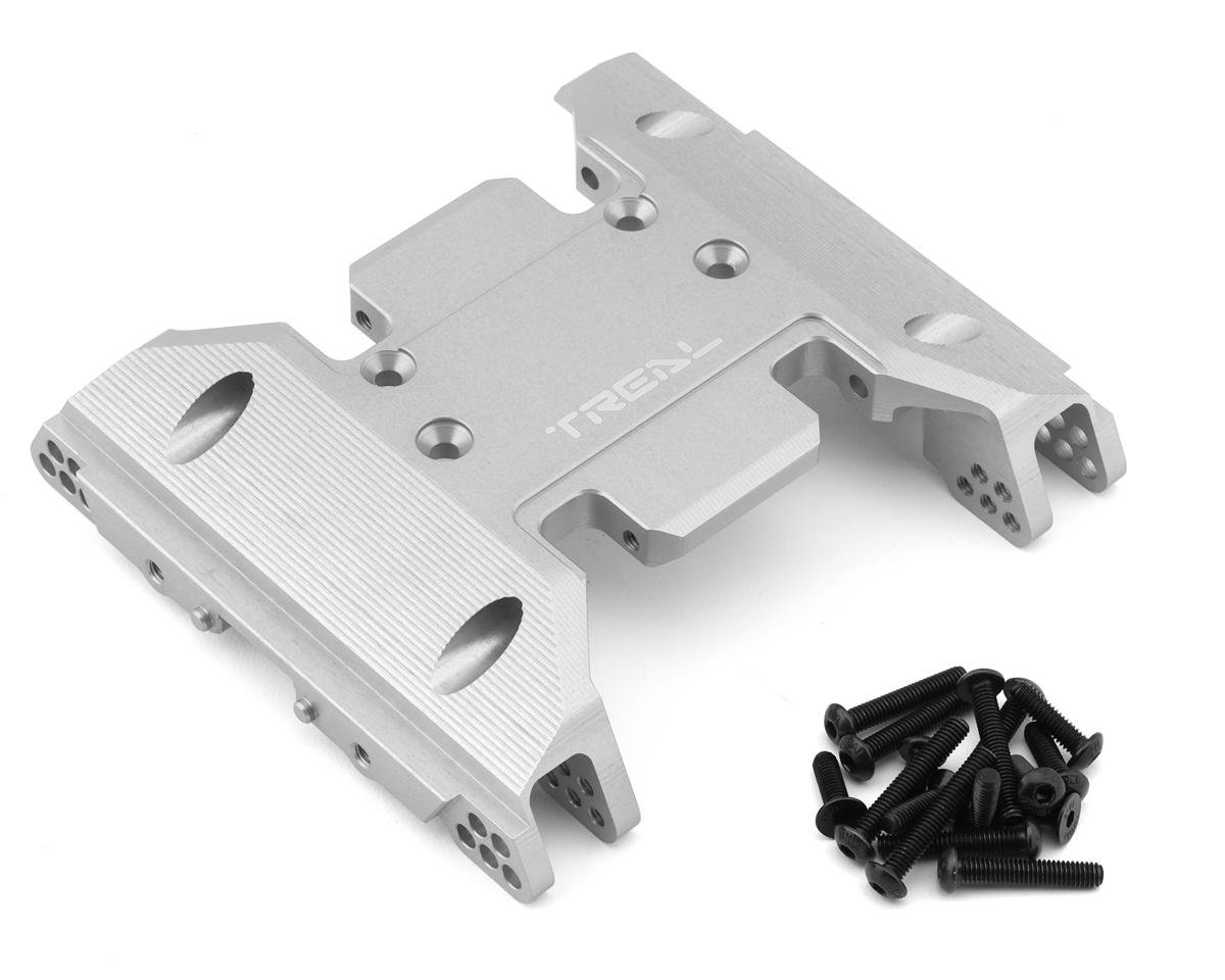 Treal Hobby SCX6 Aluminum Center Skid Plate (Silver) (TLHTSCX6-57)