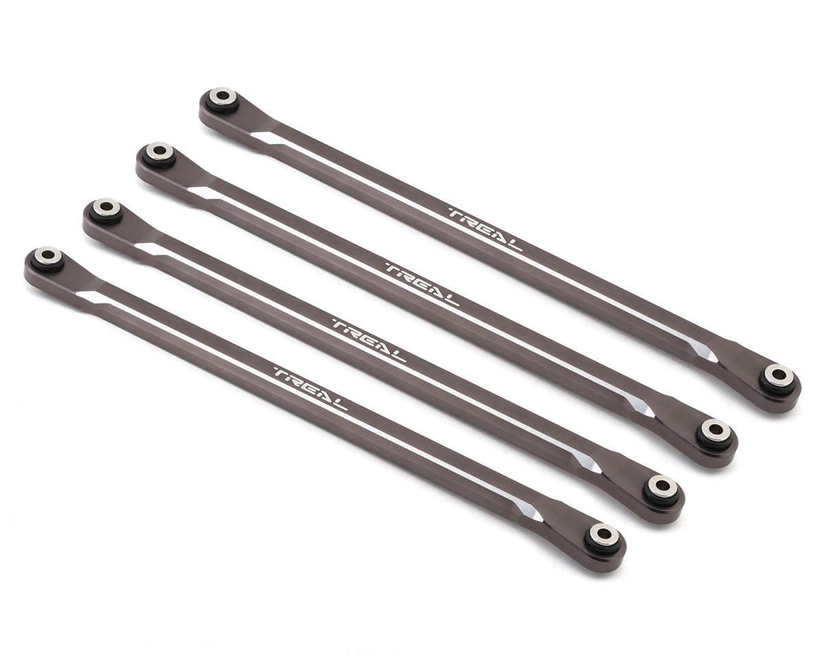 Treal Hobby SCX6 Aluminum Lower Links Set (Titanium) (Std Length) (4) (TLHTSCX6-79)