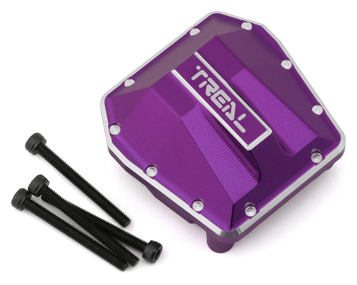 Treal Hobby Axial SCX6 Aluminum Differential Cover (Purple) (TLHTSCX6-82)