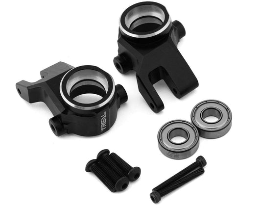 Treal Hobby Aluminum Steering Knuckles for Traxxas Sledge (Black) (2) (TLHTSLEDGE-01)