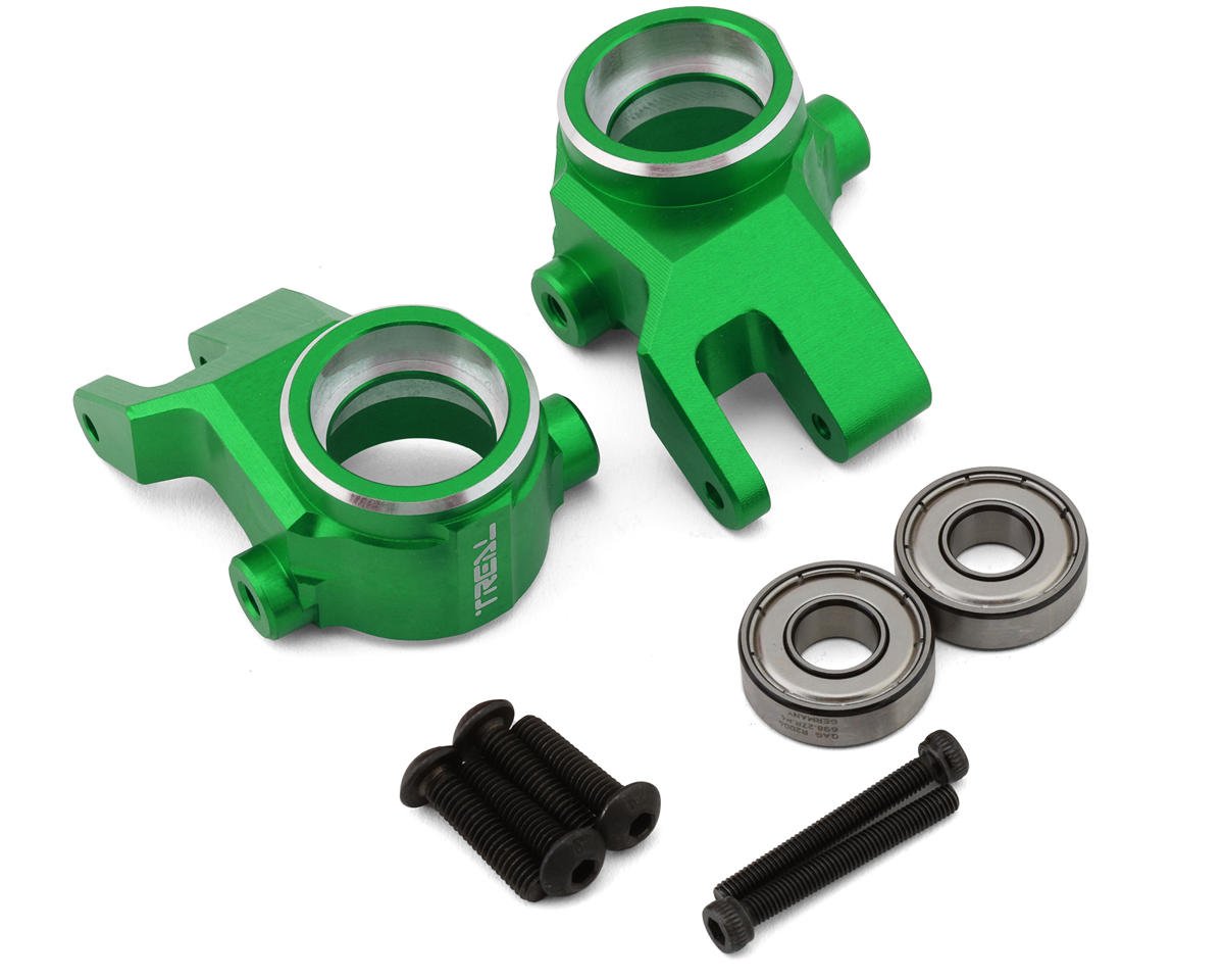 Treal Hobby Aluminum Steering Knuckles for Traxxas Sledge (Green) (2) (TLHTSLEDGE-03)
