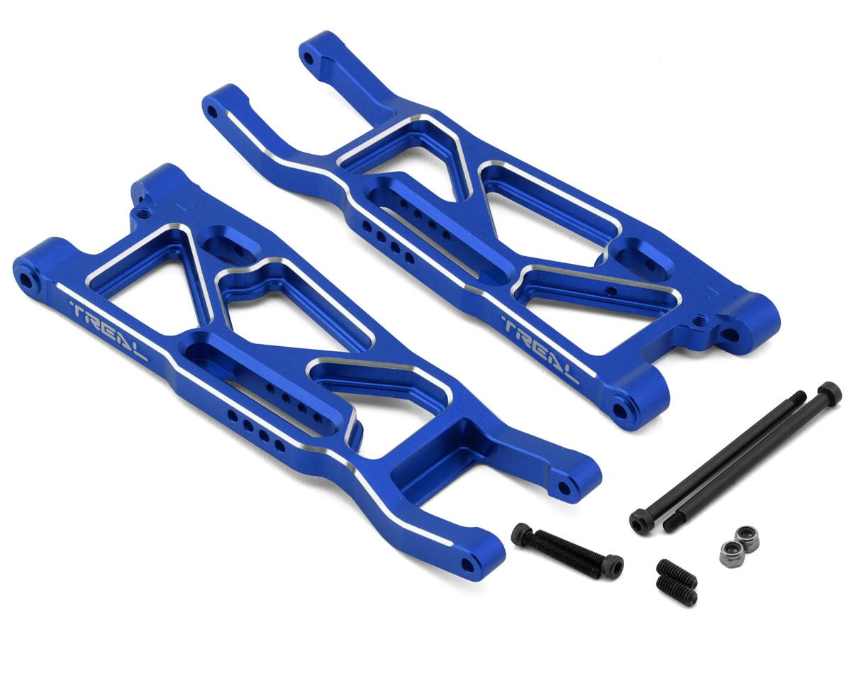 Treal Hobby Aluminum Front Suspension Arms for Traxxas Sledge (Blue) (2) (TLHTSLEDGE-18)
