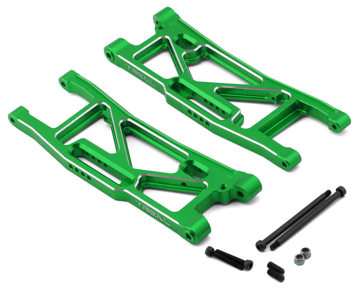 Treal Hobby Aluminum Rear Suspension Arms for Traxxas Sledge (Green) (2) (TLHTSLEDGE-23)