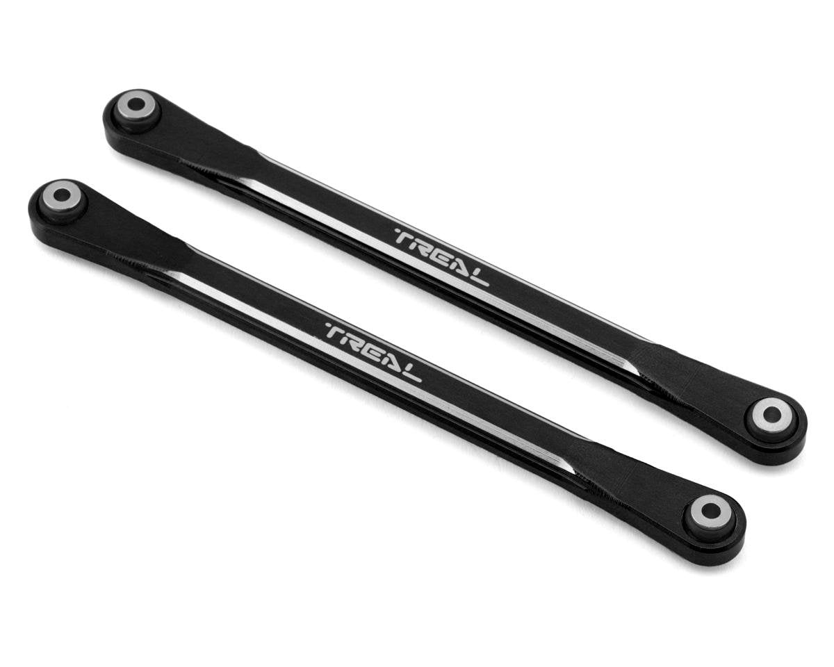 Treal Hobby Aluminum Front Steering Links for Traxxas Sledge (Black) (2) (TLHTSLEDGE-29)