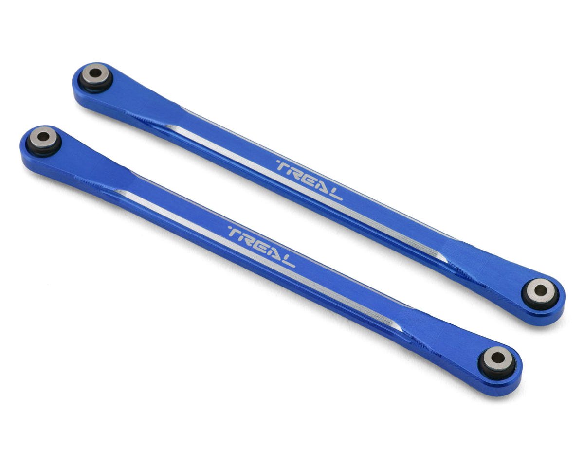 Treal Hobby Aluminum Front Steering Links for Traxxas Sledge (Blue) (2) (TLHTSLEDGE-30)