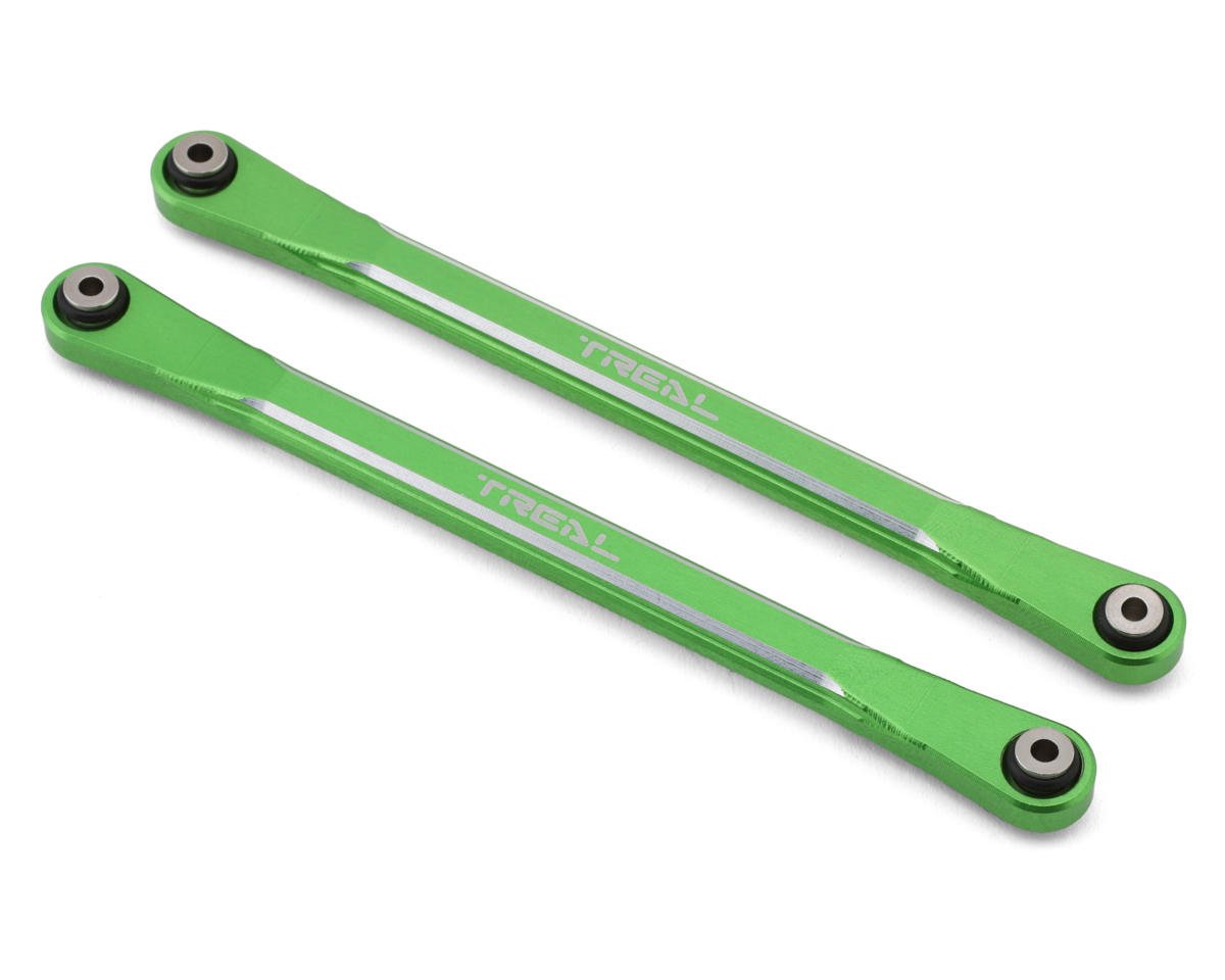 Treal Hobby Aluminum Front Steering Links for Traxxas Sledge (Green) (2) (TLHTSLEDGE-31)