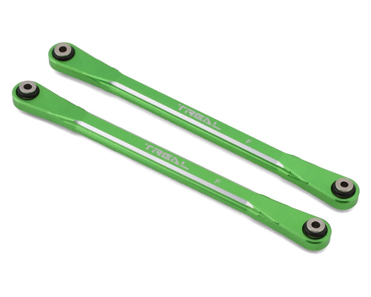 Treal Hobby Aluminum Front Suspension Camber Links for Traxxas Sledge (Green) (2) (TLHTSLEDGE-35)