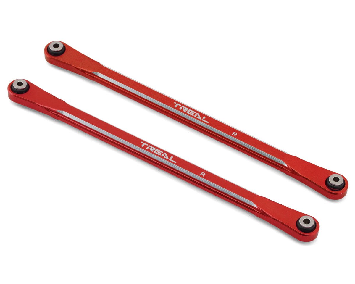 Treal Hobby Aluminum Rear Suspension Camber Links for Traxxas Sledge (Red) (2) (TLHTSLEDGE-40)