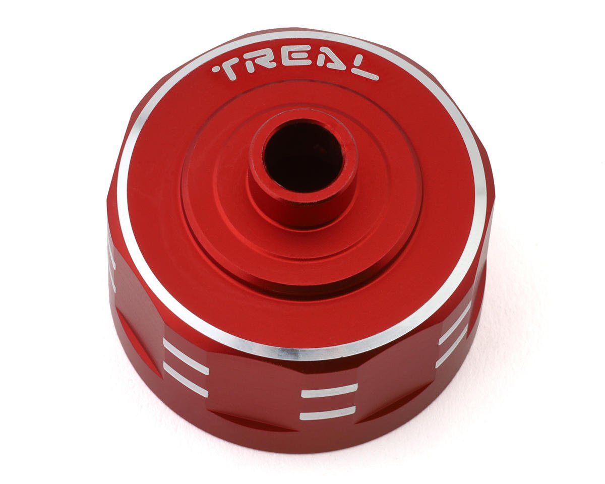 Treal Hobby Aluminum Gear Differential Housing Case for Traxxas Sledge (Red) (TLHTSLEDGE-44)