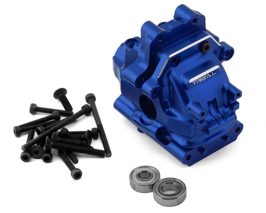 Treal Hobby Aluminum Front/Rear Gearbox Housing for Traxxas Sledge (Blue) (TLHTSLEDGE-54)