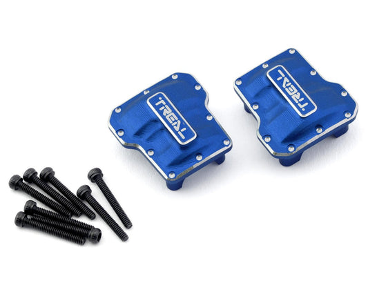 Treal Hobby Aluminum Axle Differential Covers for Traxxas TRX-4M (Blue) (2) (TLHTTRX-4M-29)