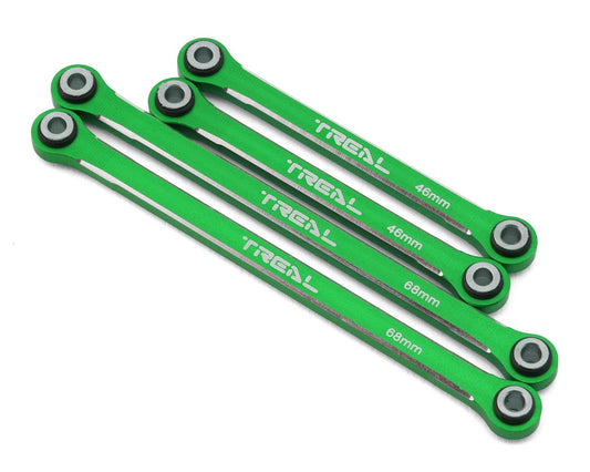 Treal Hobby Aluminum Upper Suspension Links for Traxxas TRX-4M (Green) (4) (TLHTTRX-4M-40)