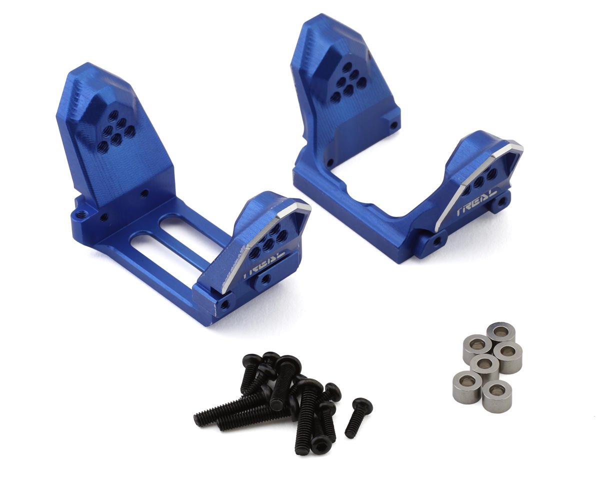 Treal Hobby Aluminum Shock Mounts Set for Traxxas TRX-4M (Blue) (TLHTTRX-4M-59)