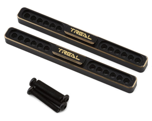 Treal Hobby CNC Brass Side Boulder Bars for Traxxas TRX-4M (Black) (2) (14.7g) (TLHTTRX-4M-70)
