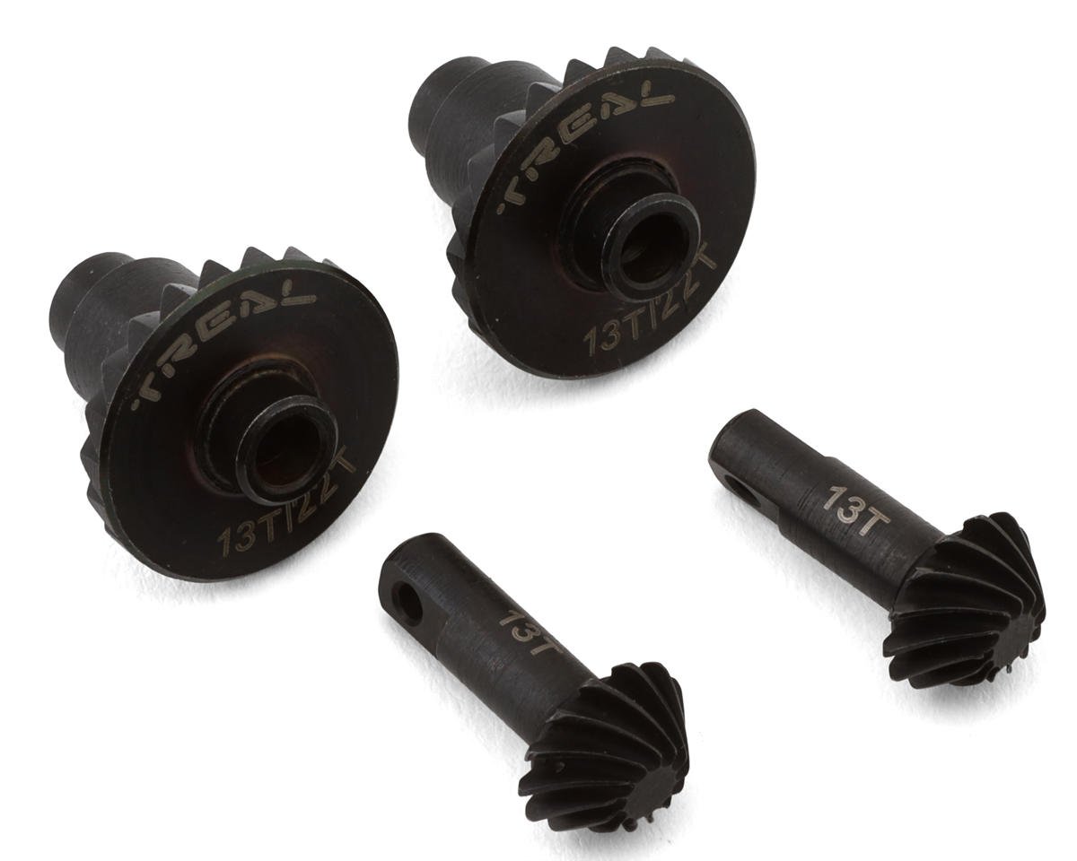 Treal Hobby Hardened Steel Differential Overdrive Gears for Traxxas TRX-4M (TLHTTRX-4M-82)