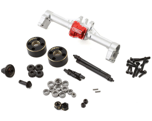 Treal Hobby Aluminum Complete Rear Portal Axle for Traxxas TRX-4M w/Brass Covers (TLHTTRX-4M-90)