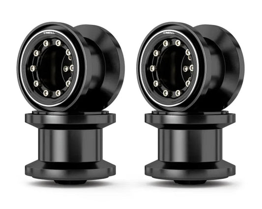 Treal Hobby 7075 Aluminum Beadlock Wheels for Traxxas¨ TRX-4MTª (Black/Black) (TLHTTRX-4MT-113)