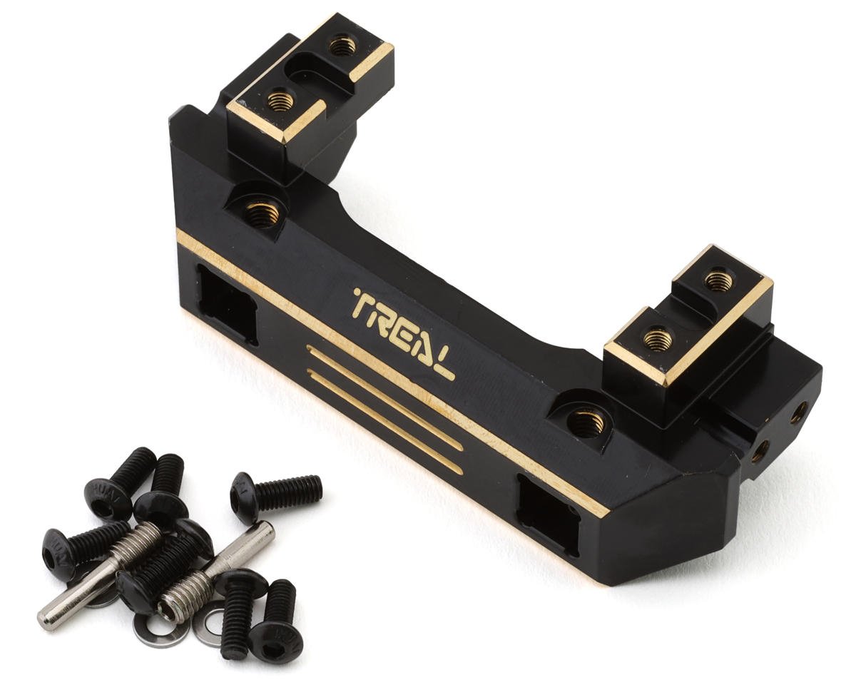 Treal Hobby Brass Front Bumper & Servo Mount Relocation for Traxxas TRX-4 (130g) (TLHTTRX4-07)