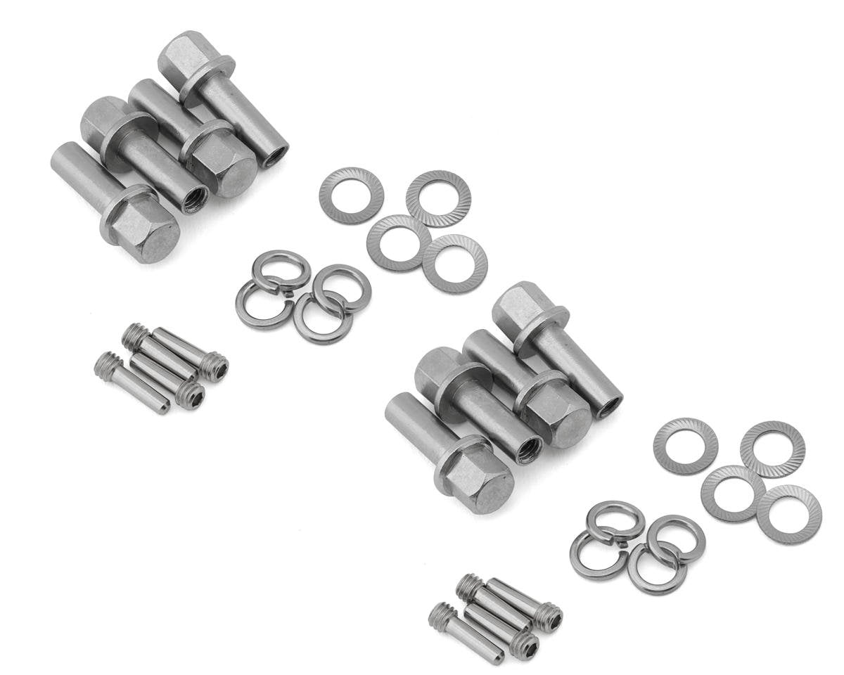 Treal Hobby Brass Extended Wheel Hub Hardware for Traxxas TRX-4 (+15mm) (TLHTTRX4-49)